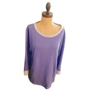 Fresh Produce Size M Medium Oversized Jersey nubby Lined Knit Top